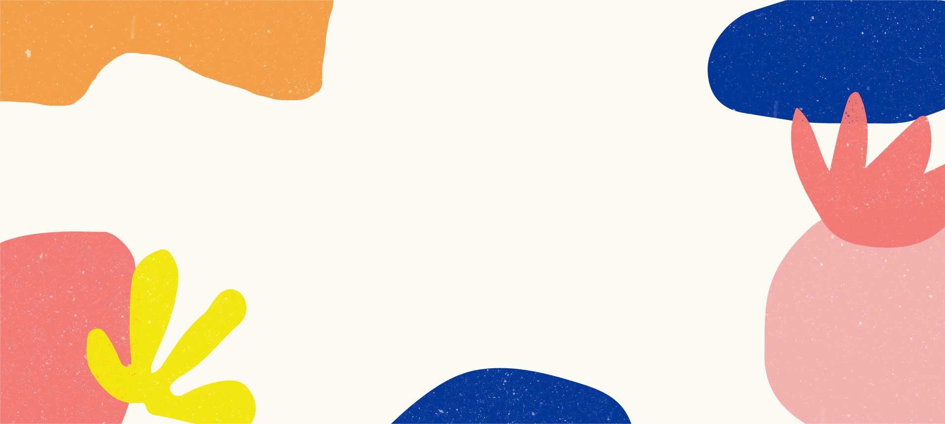 illustrations colorées de formes végétales
