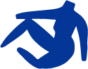 illustration d'une femme bleu