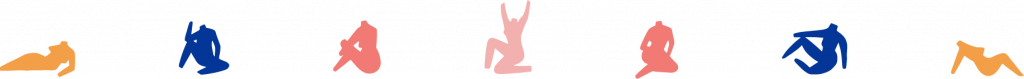 bandeau d'illustrations de femmes colorées